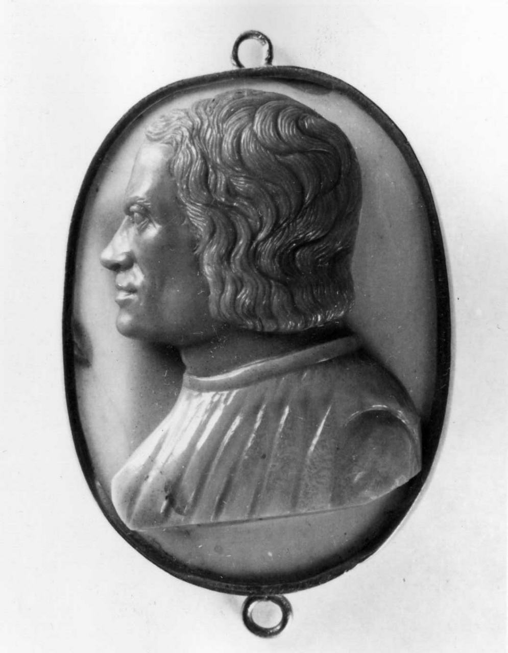 busto di Lorenzo il Magnifico (cammeo) di Rossi Giovanni Antonio de' (sec. XVI)