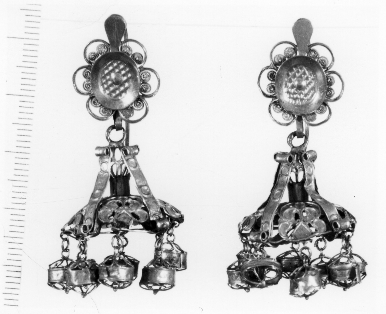 orecchino, coppia - manifattura italiana (sec. XIX)