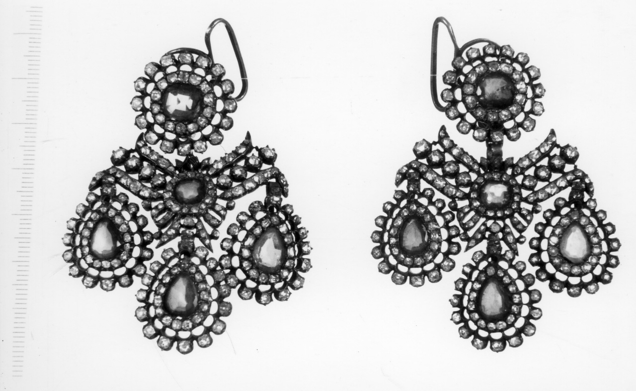 orecchino, coppia - manifattura italiana (sec. XVIII)