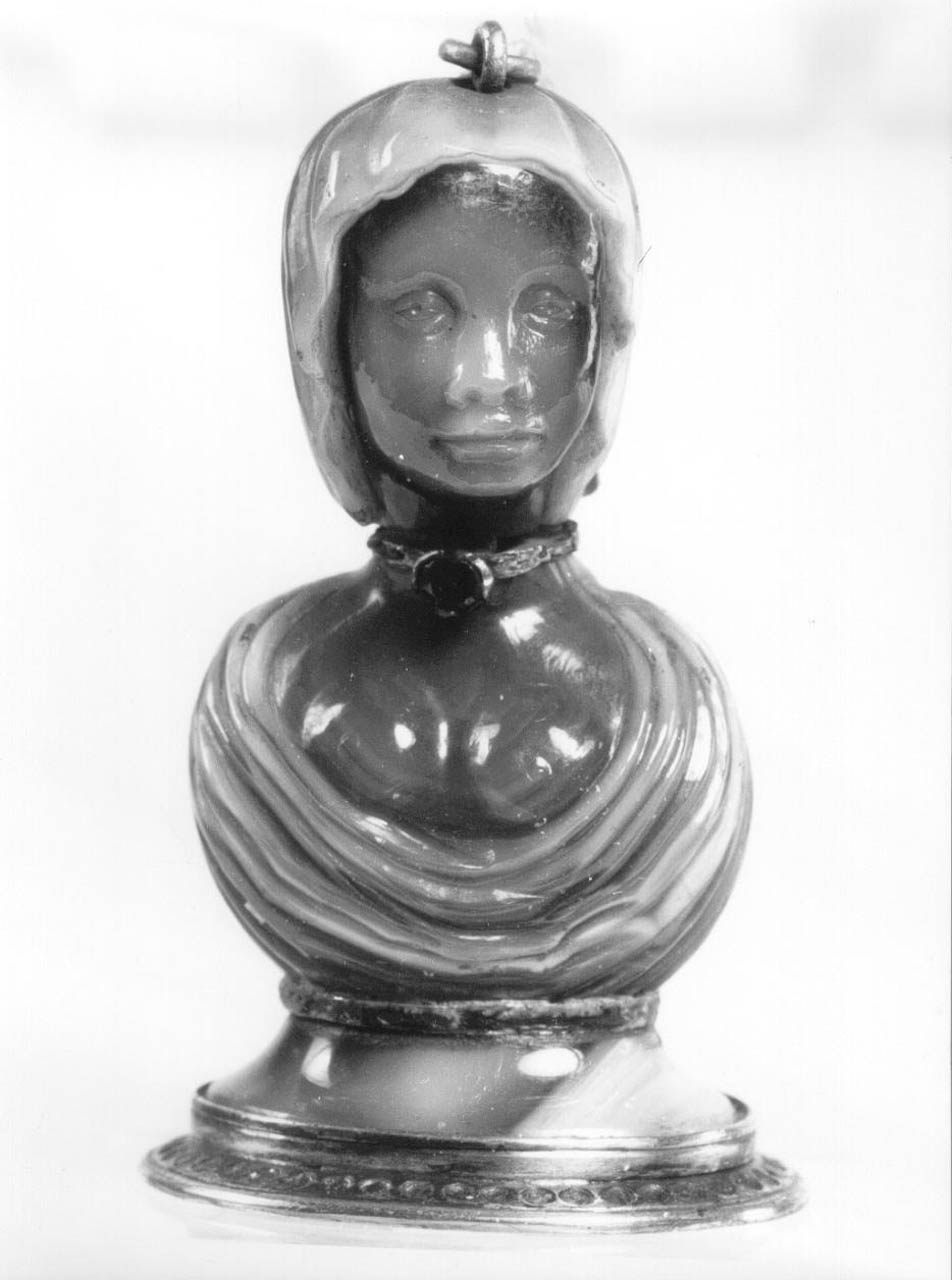 busto ritratto di donna nera (scultura) - bottega italiana (fine/ inizio secc. XVI/ XVII)