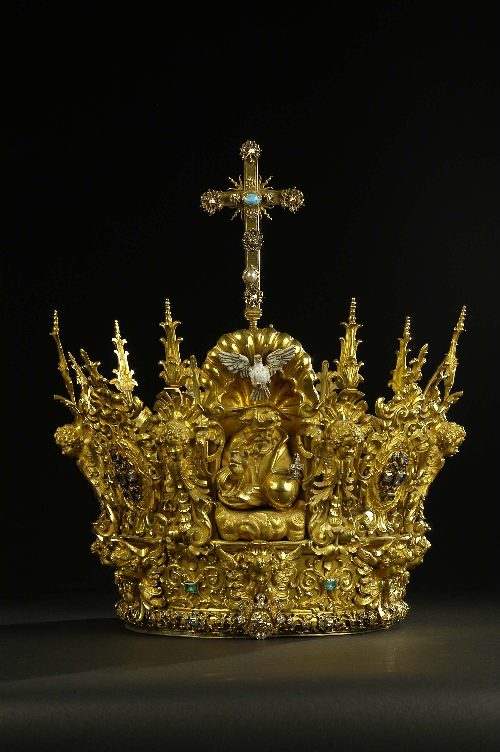 corona da statua di Giannoni Ambrogio (attribuito), Carlo Carli (attribuito) (sec. XVII)