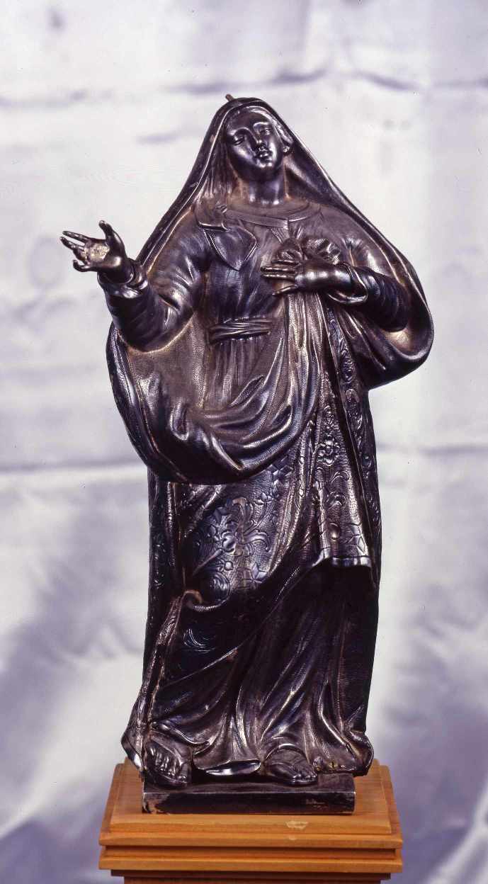 Madonna (statuetta, complesso decorativo) di Nuti Ottavio (sec. XVIII)