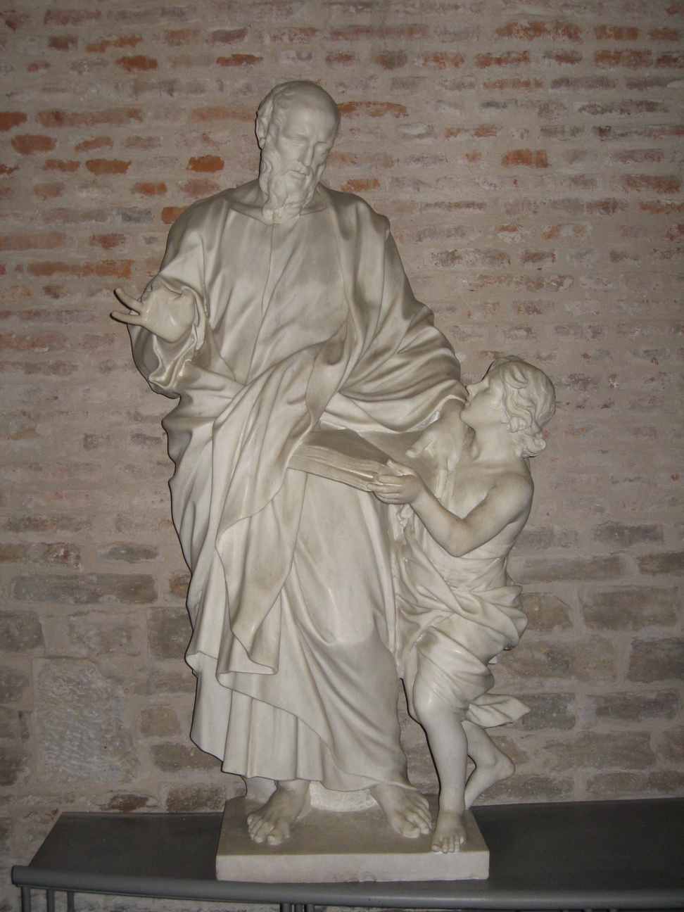 San Matteo (statua, opera isolata) di Fancelli Cosimo (attribuito) - ambito italiano (seconda metà XVII secolo)