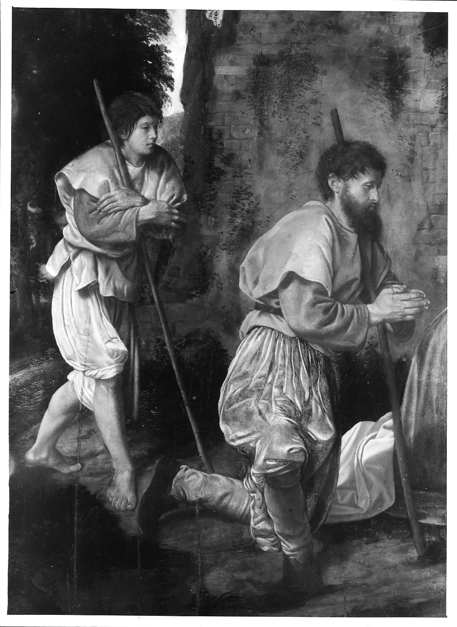 adorazione dei pastori (dipinto, opera isolata) di Savoldo Giovanni Gerolamo (primo quarto sec. XVI)