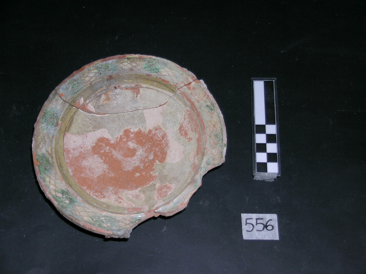 vaso - graffita arcaica ligure - produzione ligure (meta' sec. XIII)