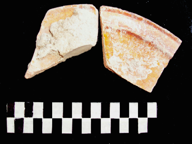 vaso - graffita arcaica ligure - produzione ligure (meta' sec. XIII)