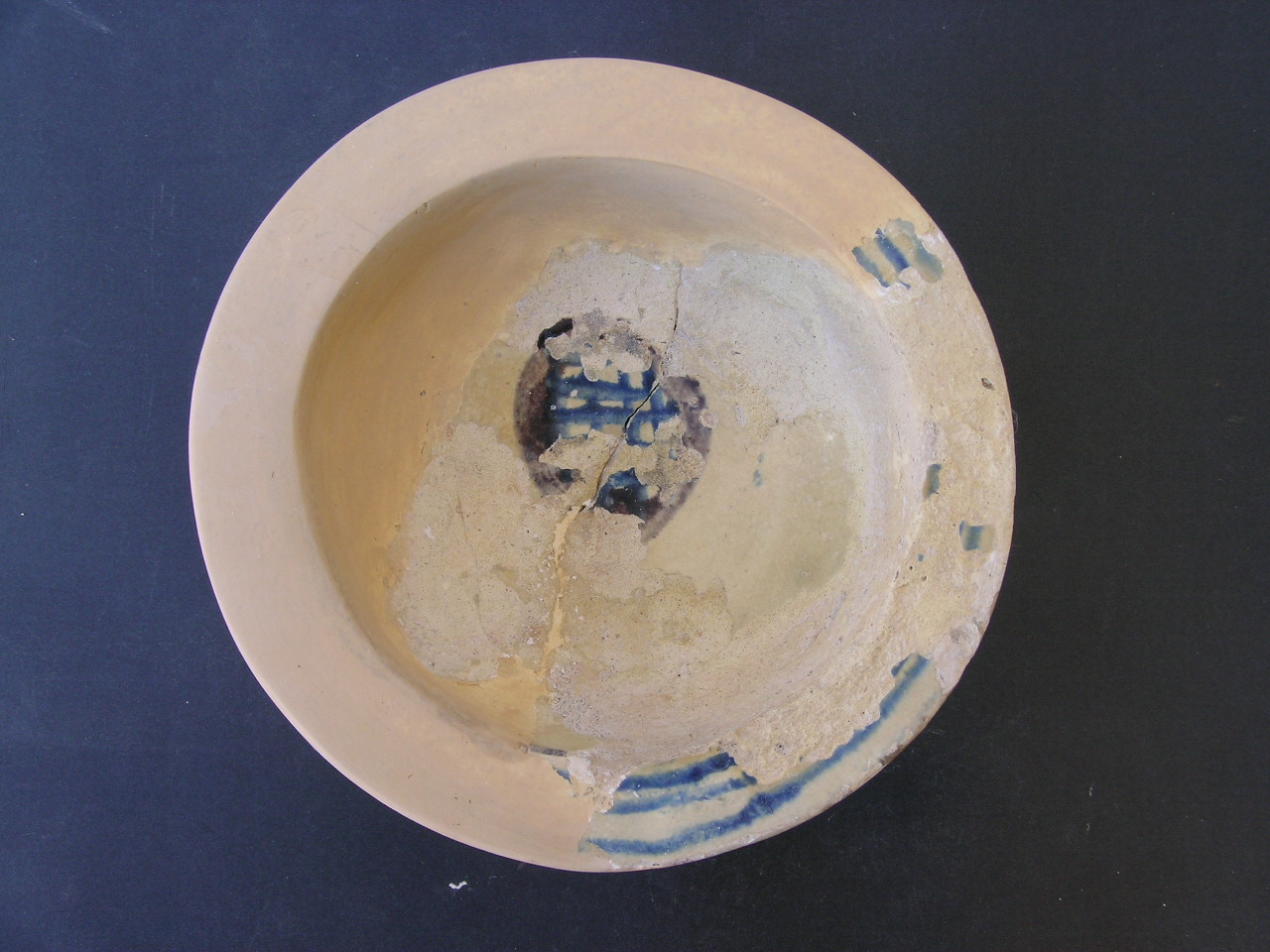 vaso - cobalto e manganese - produzione tunisina (meta' sec. XIII)