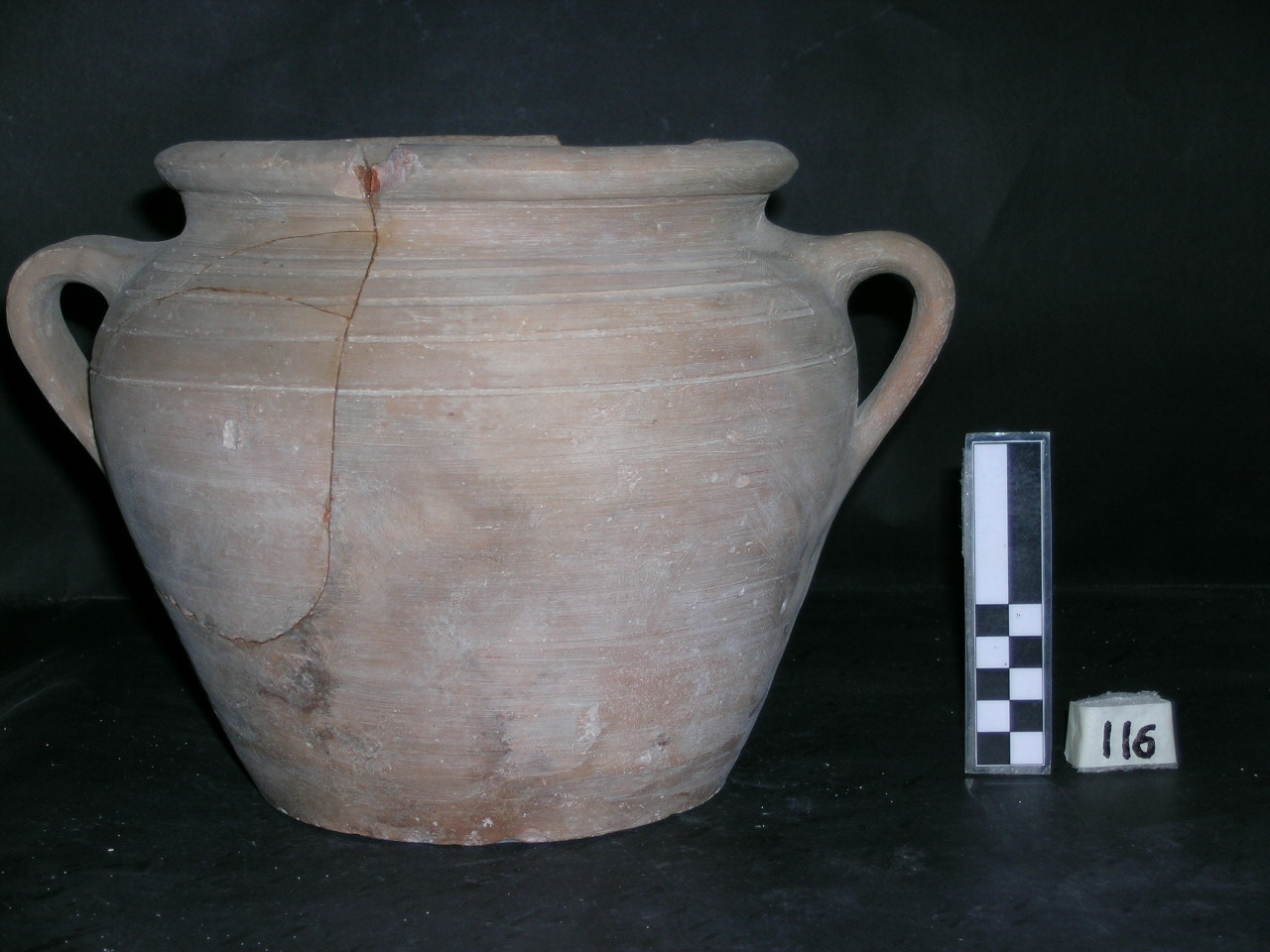 vaso - acroma depurata, serie - produzione pisana (meta' sec. XIII)