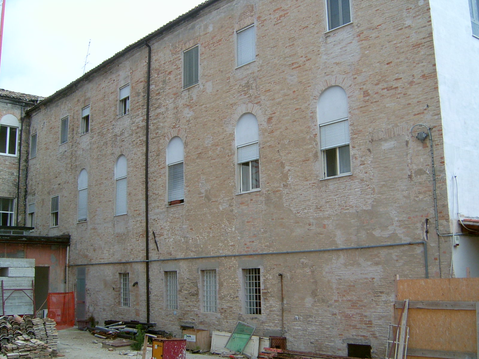 Padiglione centrale dell'Ospedale psichiatrico (ospedale, psichiatrico) - Fermo (AP) 