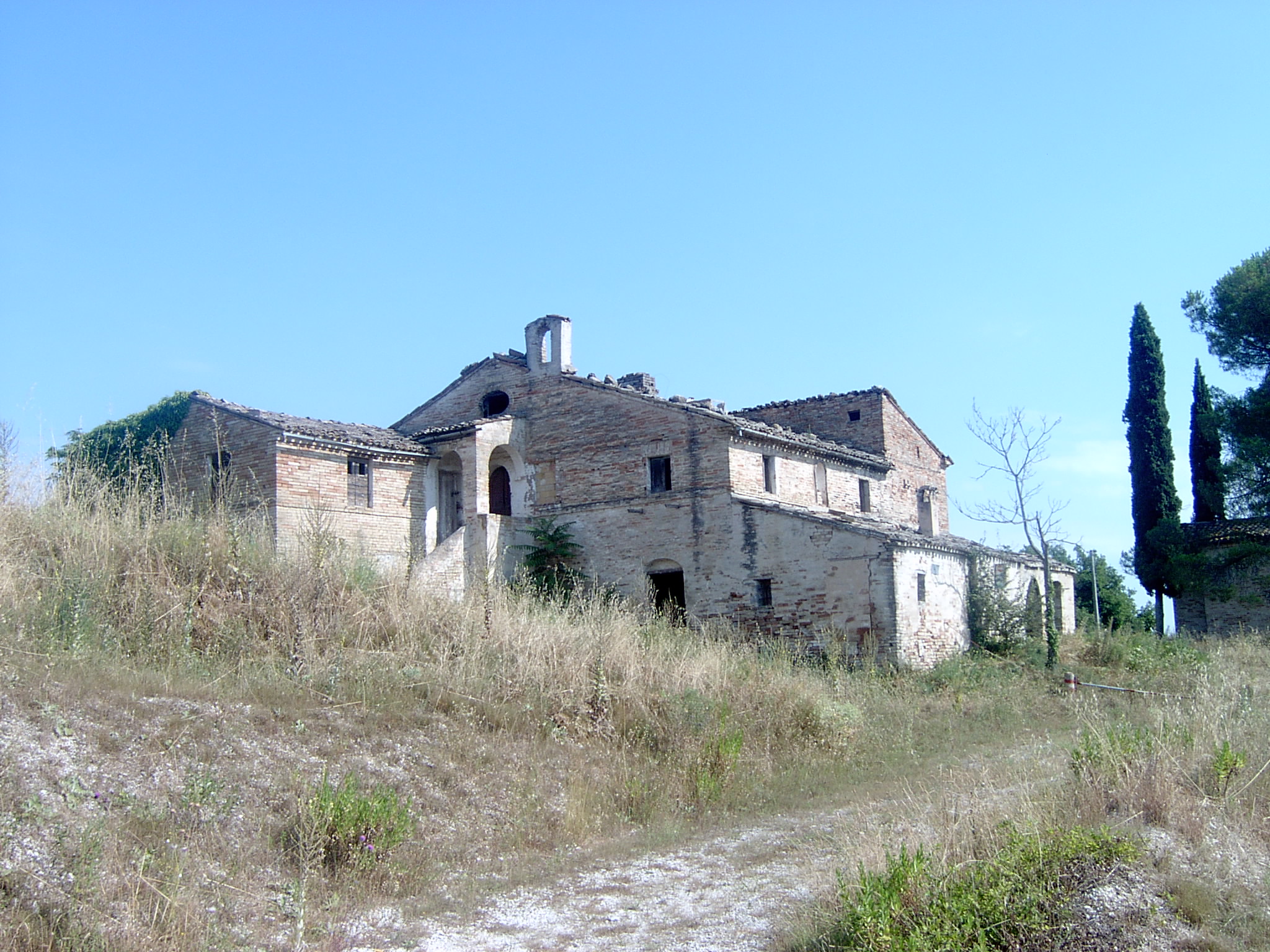 Casa colonica (casa colonica, con scala esterna) - Corridonia (MC) 