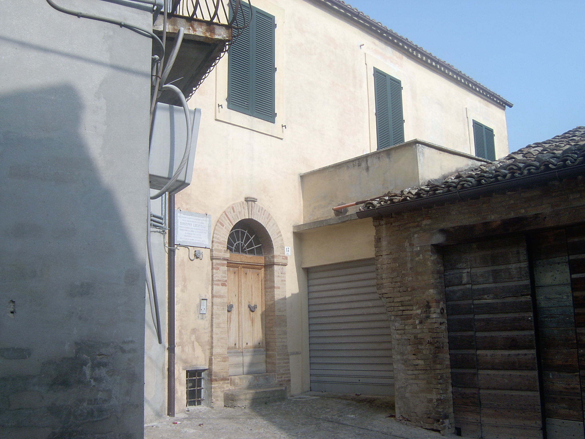 Casa natale di Giuseppe Lucarelli (palazzo, signorile) - Mogliano (MC) 