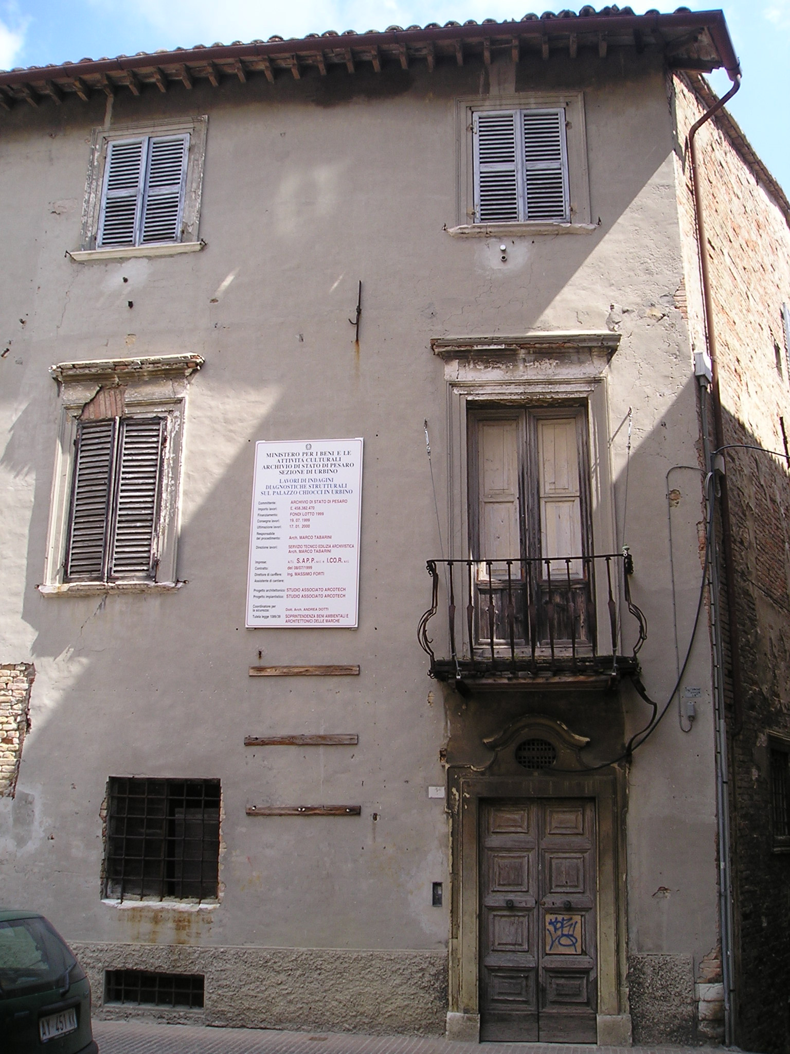 Palazzo Chiocci (palazzo, gentilizio) - Urbino (PU) 