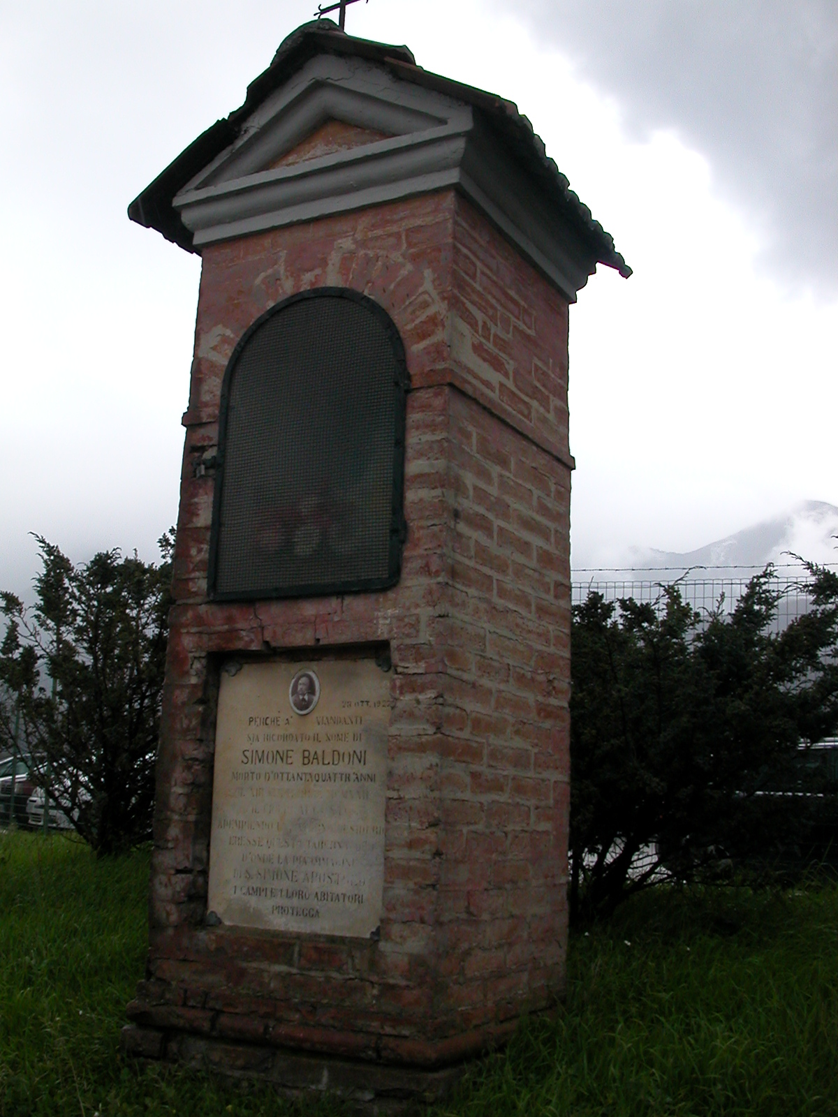 Edicola di S. Simone (edicola, sacra) - Cerreto d'Esi (AN) 