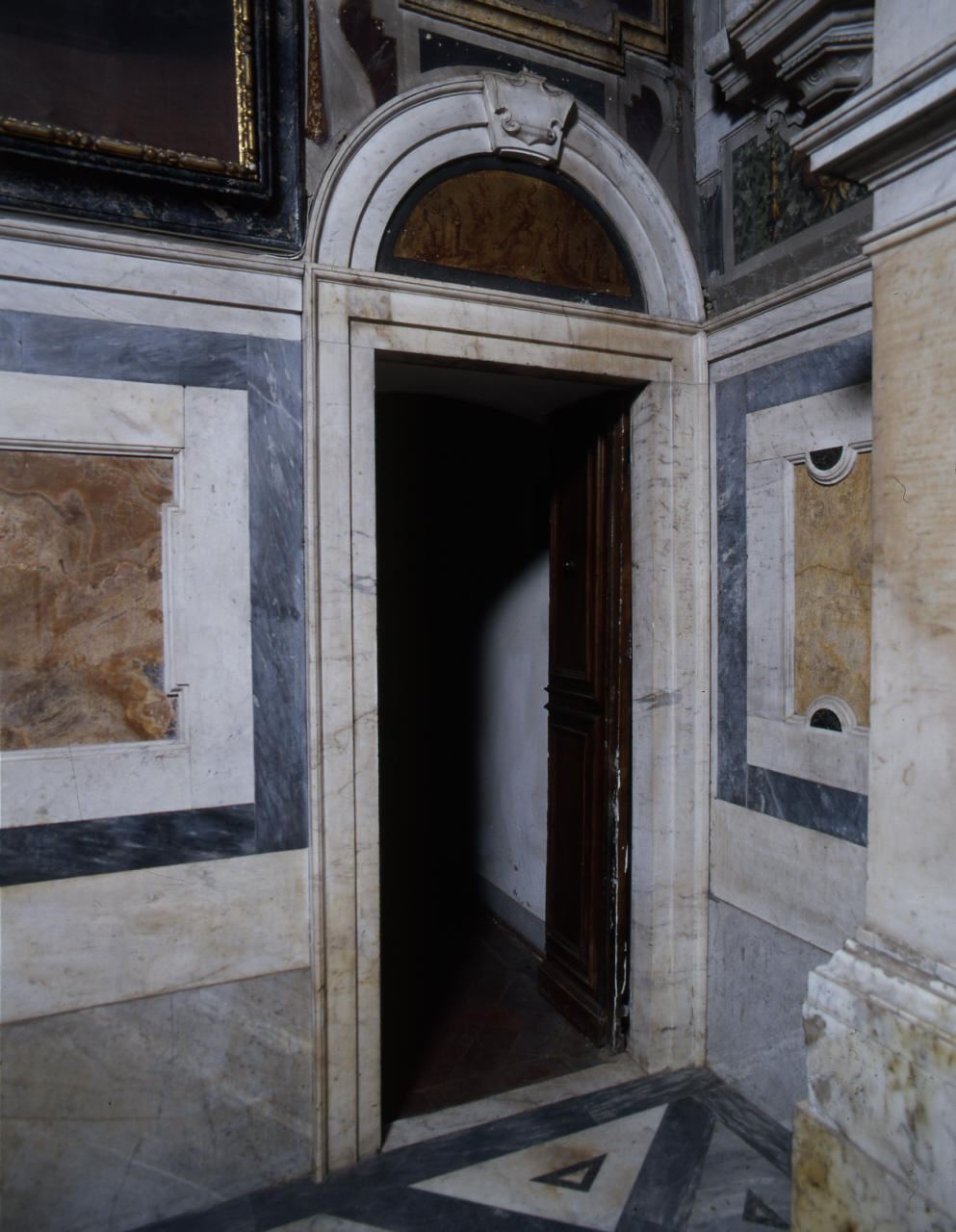 mostra di portale di Santi di Tito, Cardi Ludovico detto Cigoli - bottega toscana (fine/ inizio secc. XVI/ XVII)