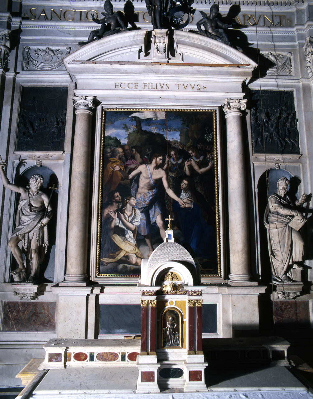 mostra d'altare di Boulogne Jean de detto Giambologna, Piccardi Jacopo (sec. XVI)