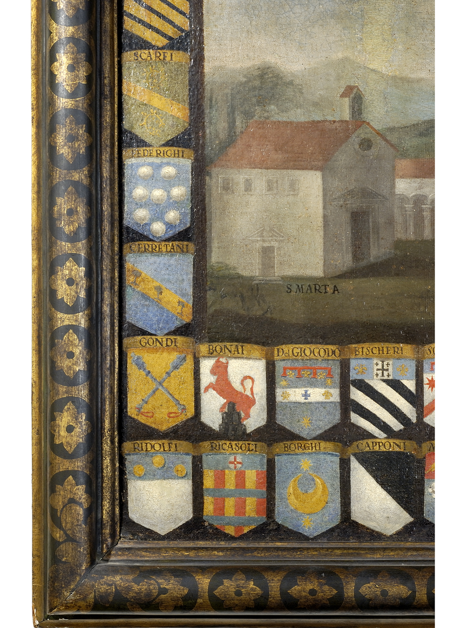 cornice - manifattura toscana (sec. XX)