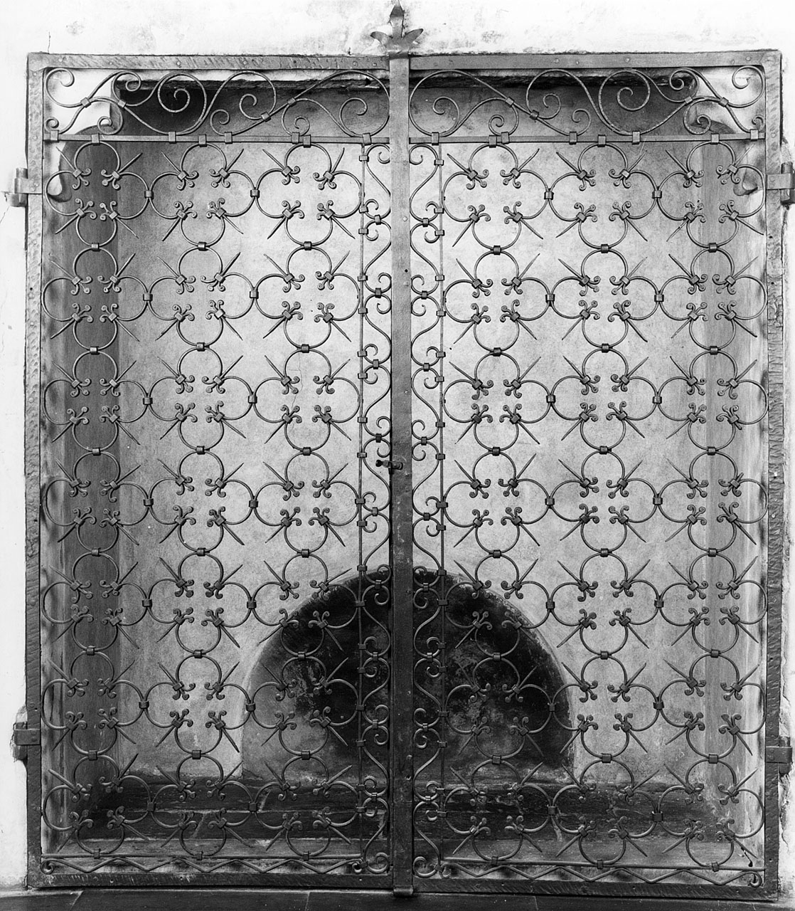 sportello di camino - bottega toscana (sec. XX)