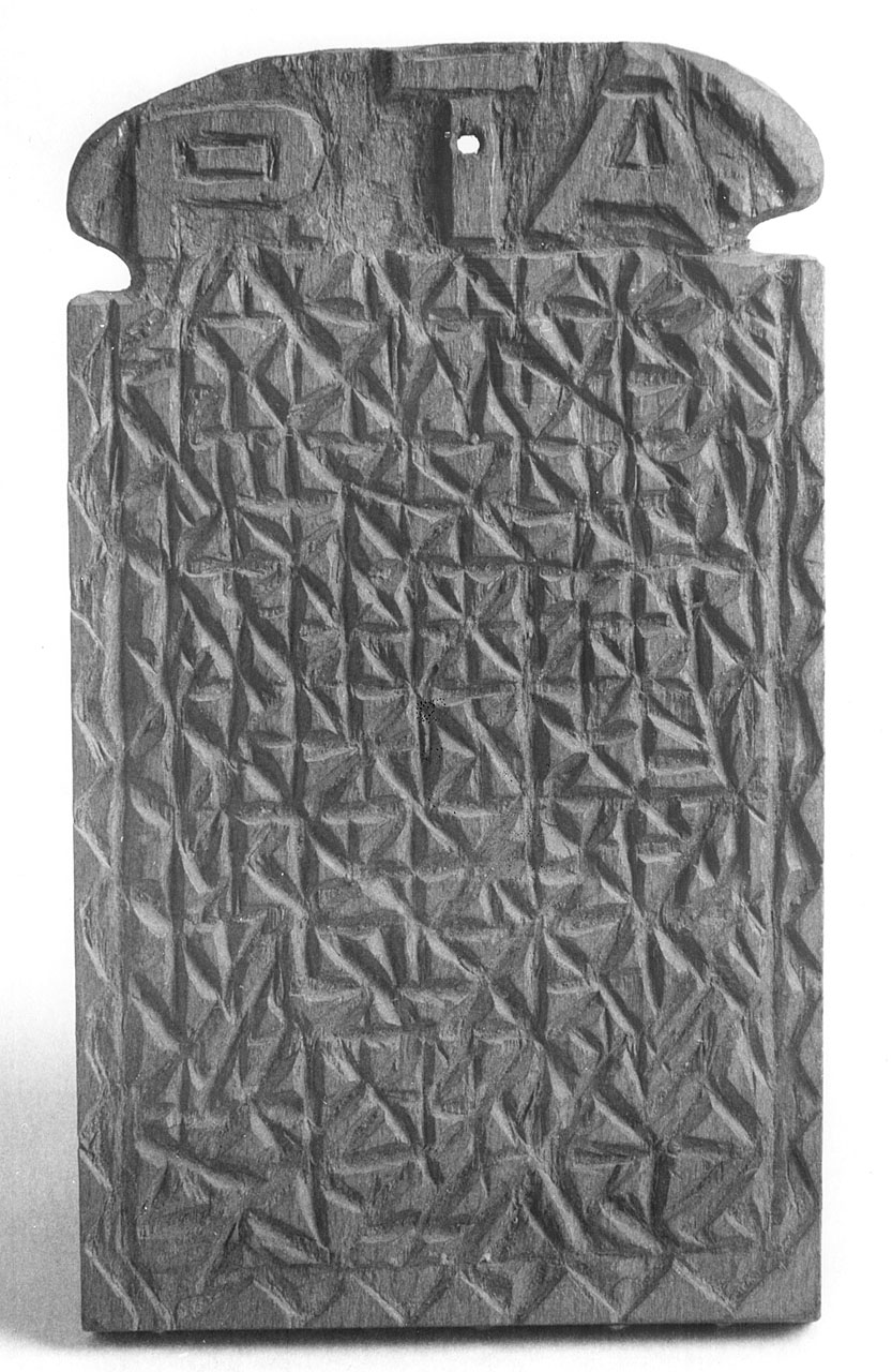 stampo per burro - manifattura italiana (prima metà sec. XX)