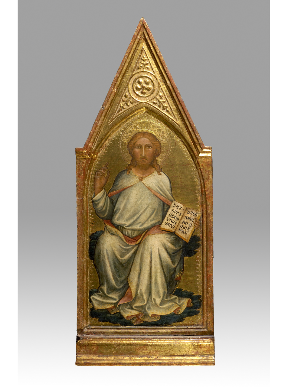 Cristo benedicente (dipinto) di Mariotto di Nardo (attribuito) (fine/ inizio secc. XIV/ XV)