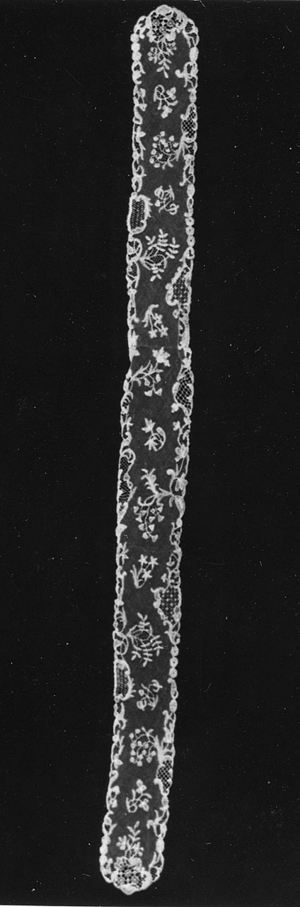 barba di cuffia, serie - manifattura di Bruxelles (sec. XVIII)