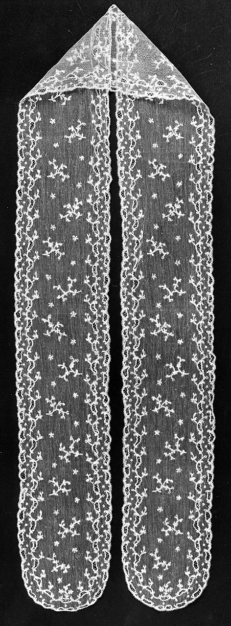 barba di cuffia, serie - manifattura di Malines (ultimo quarto sec. XVIII)