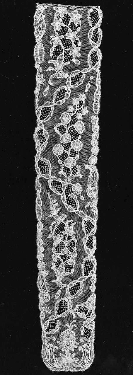 barba di cuffia - manifattura fiamminga (terzo quarto sec. XVIII)