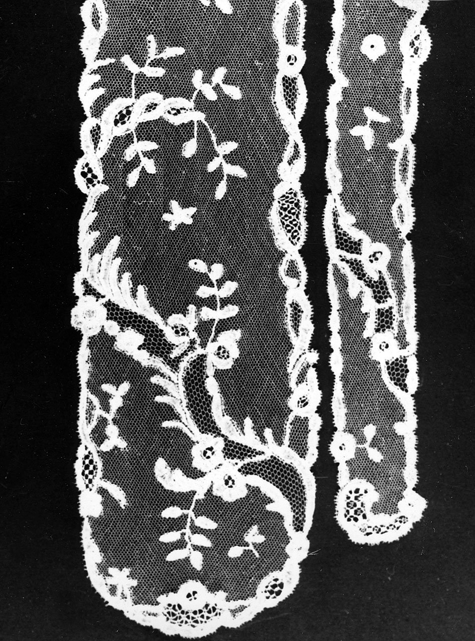 barba di cuffia, serie - manifattura di Bruxelles (ultimo quarto sec. XVIII)