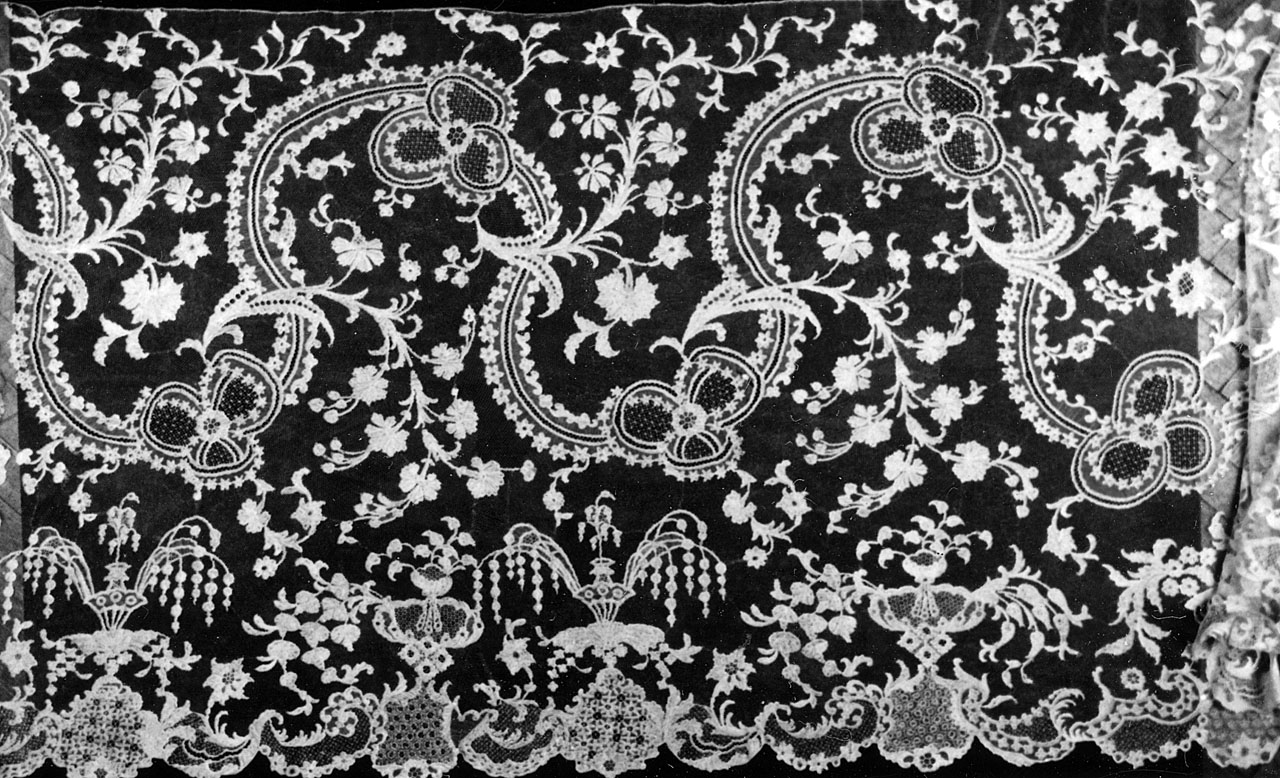 scialle - manifattura di Argentan (seconda meta' sec. XIX)