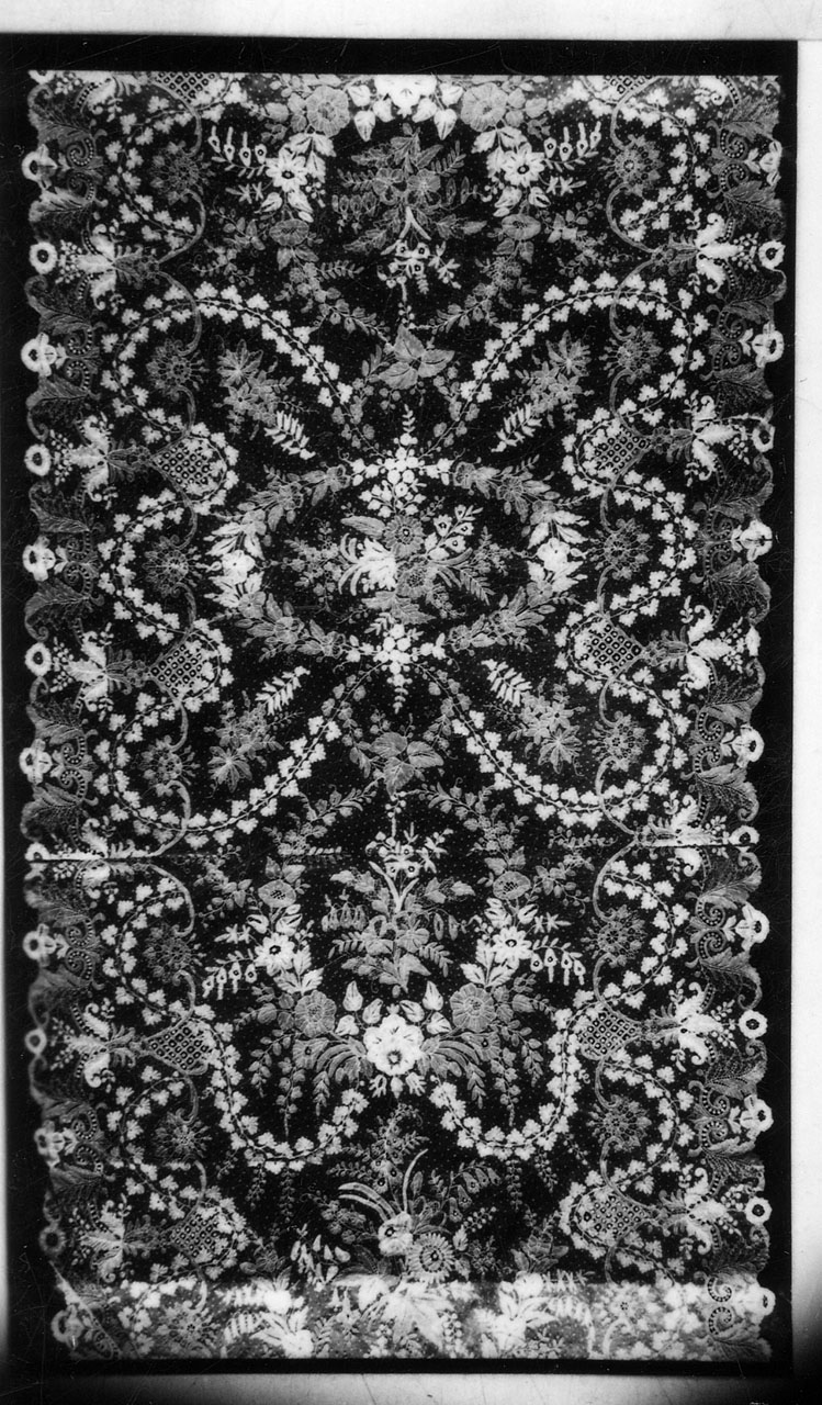 sciarpa - manifattura di Bruxelles (ultimo quarto sec. XIX)