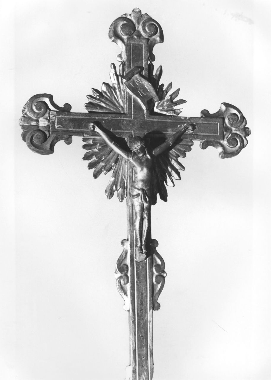 croce processionale - produzione toscana (sec. XIX)