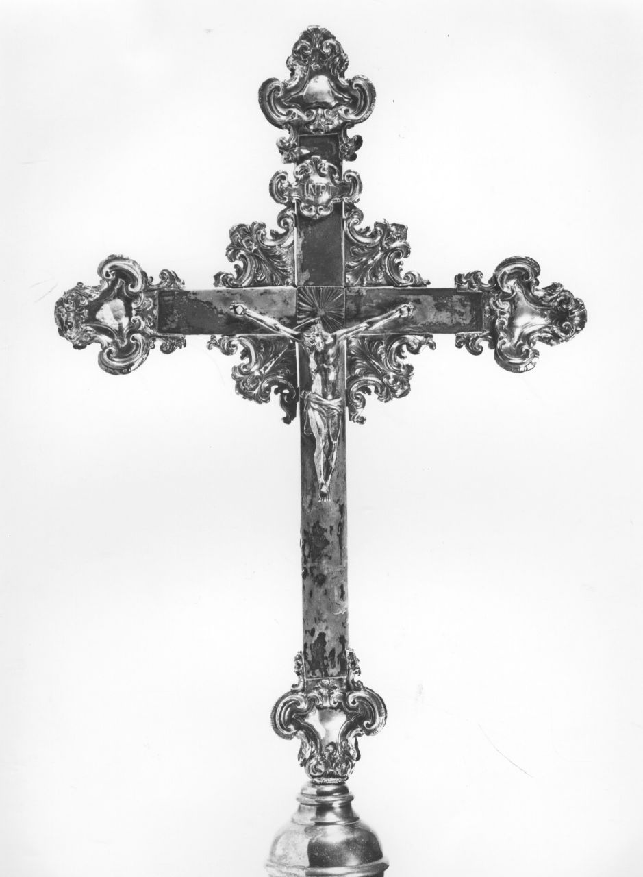 croce processionale - bottega fiorentina (sec. XVIII)