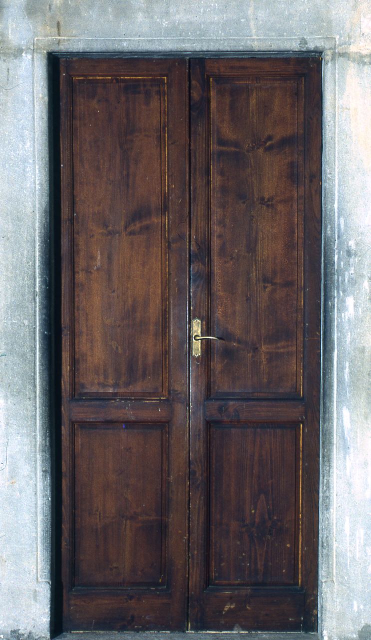 mostra di porta, coppia - bottega fiorentina (sec. XVI)