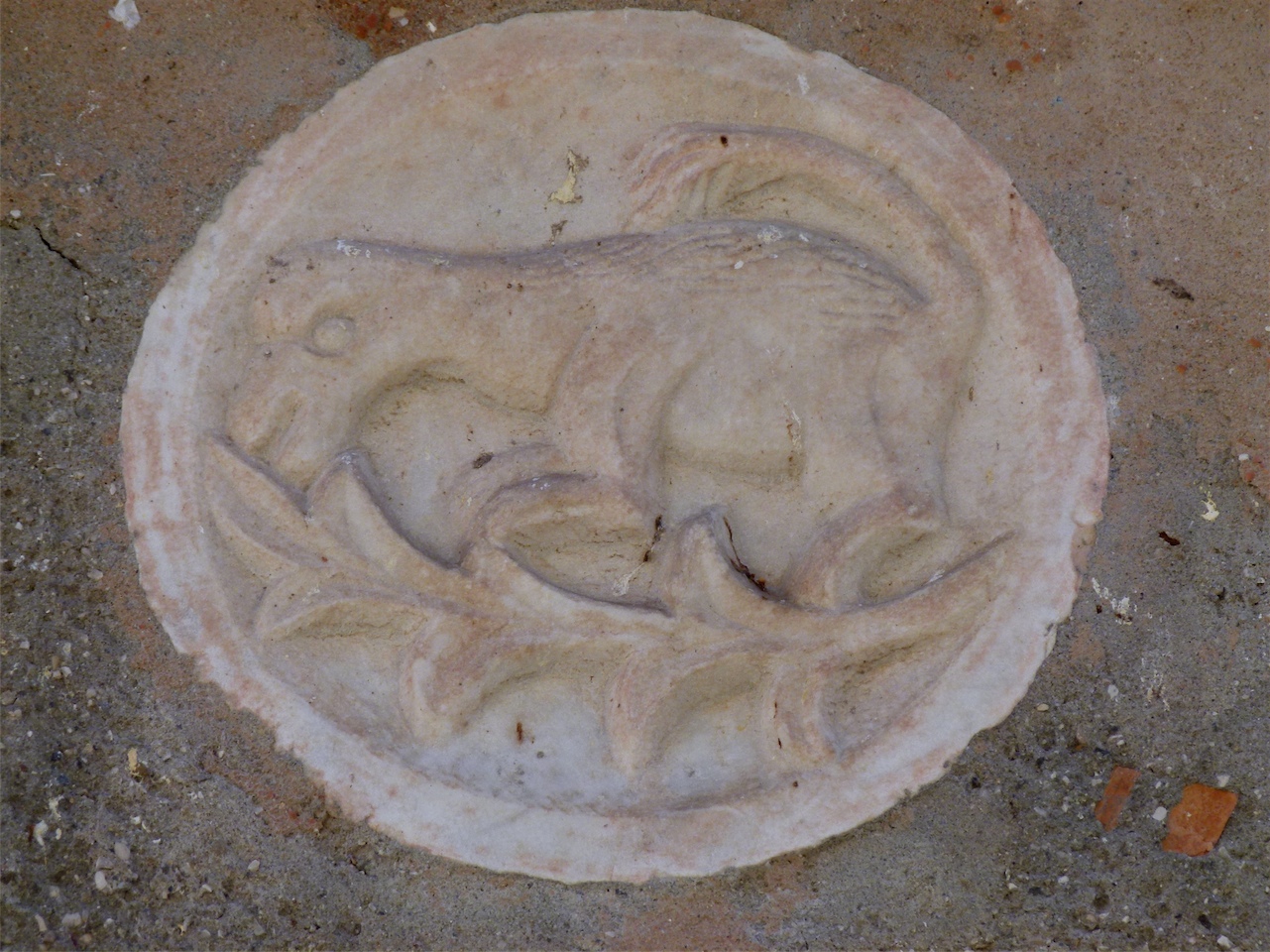 animale (formella, opera isolata) - produzione veneziana (sec. XX)