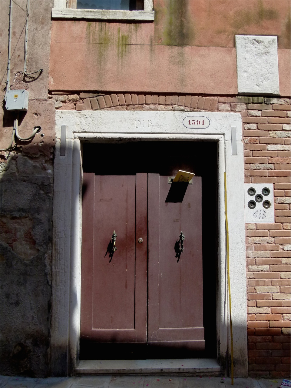 iscrizione (architrave di porta, opera isolata) - ambito veneziano (secc. XV-XVI)