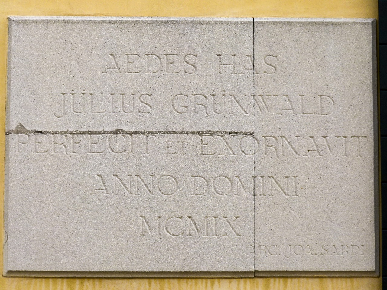 lapide, opera isolata - ambito veneziano (inizio sec. XX)