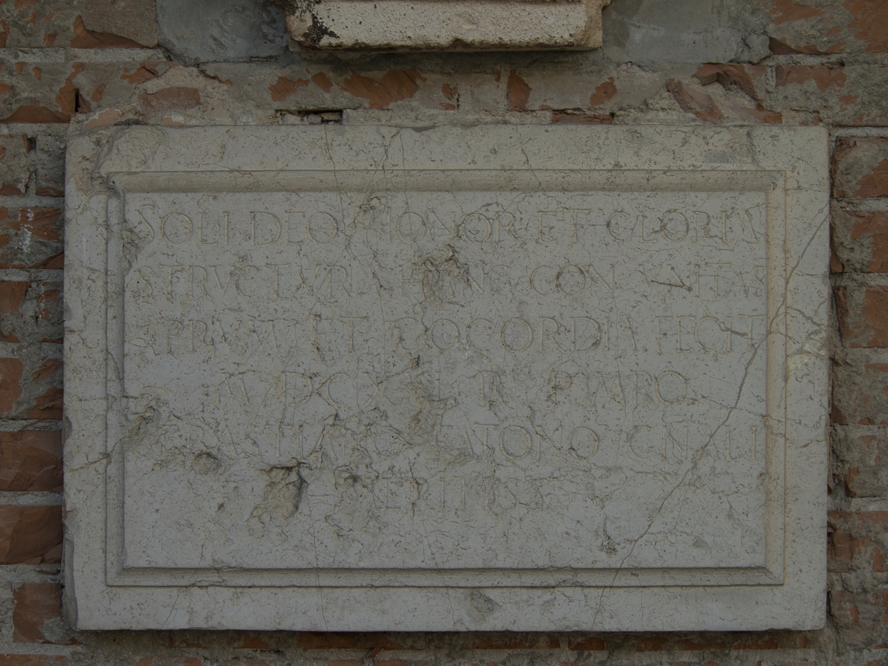 lapide, opera isolata - ambito veneziano (sec. XVII)