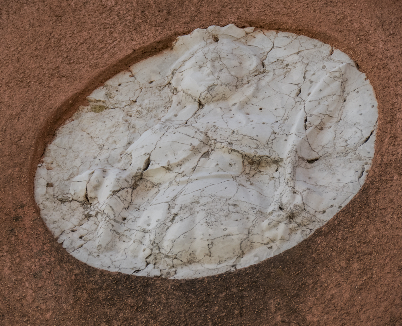 Santa Eufemia, palma (rilievo, coppia) - ambito veneziano (sec. XVI, sec. XVII, sec. XX)