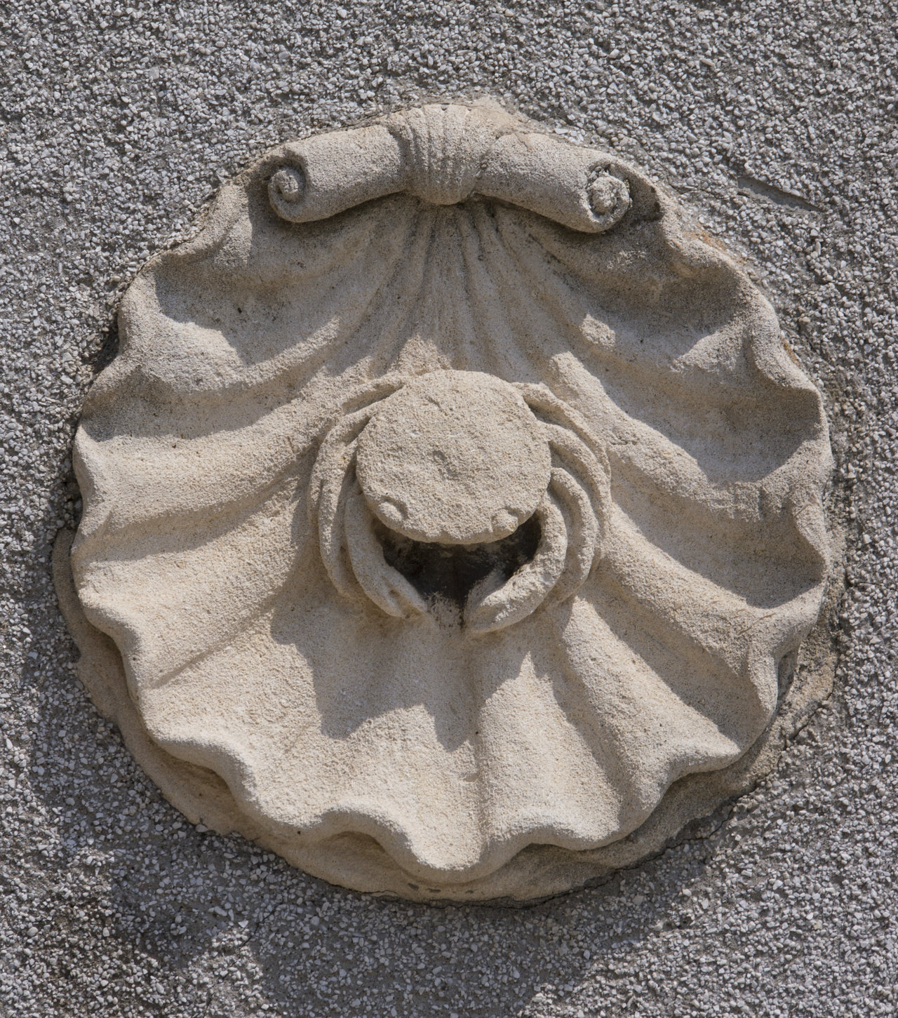 granchio, conchiglia (formella, opera isolata) - ambito veneziano (secc. XIX-XX)