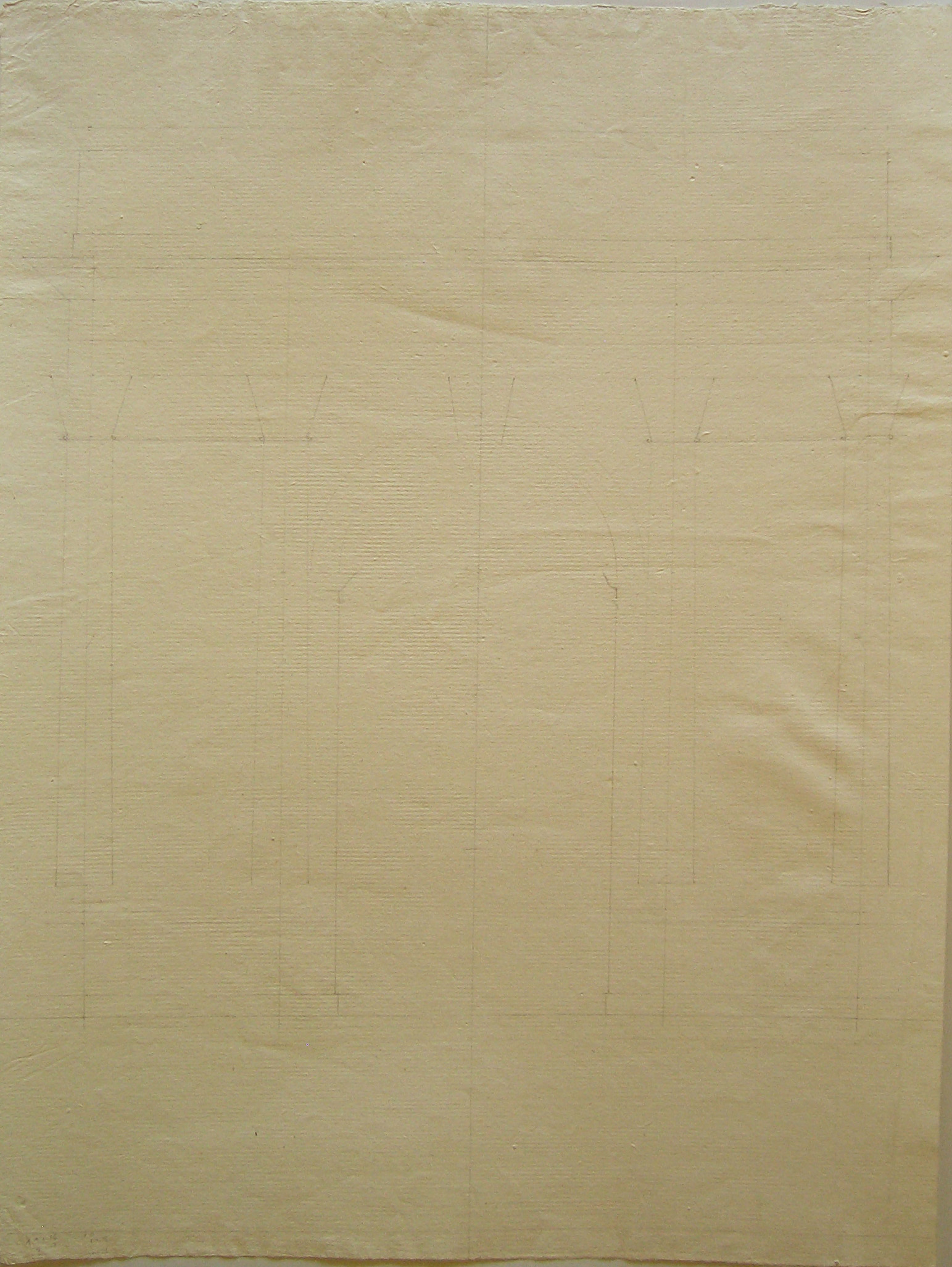 progetto architettonico: studio per un arco trionfale (disegno architettonico) di Cagnola Luigi (attribuito) (secc. XVIII/ XIX)