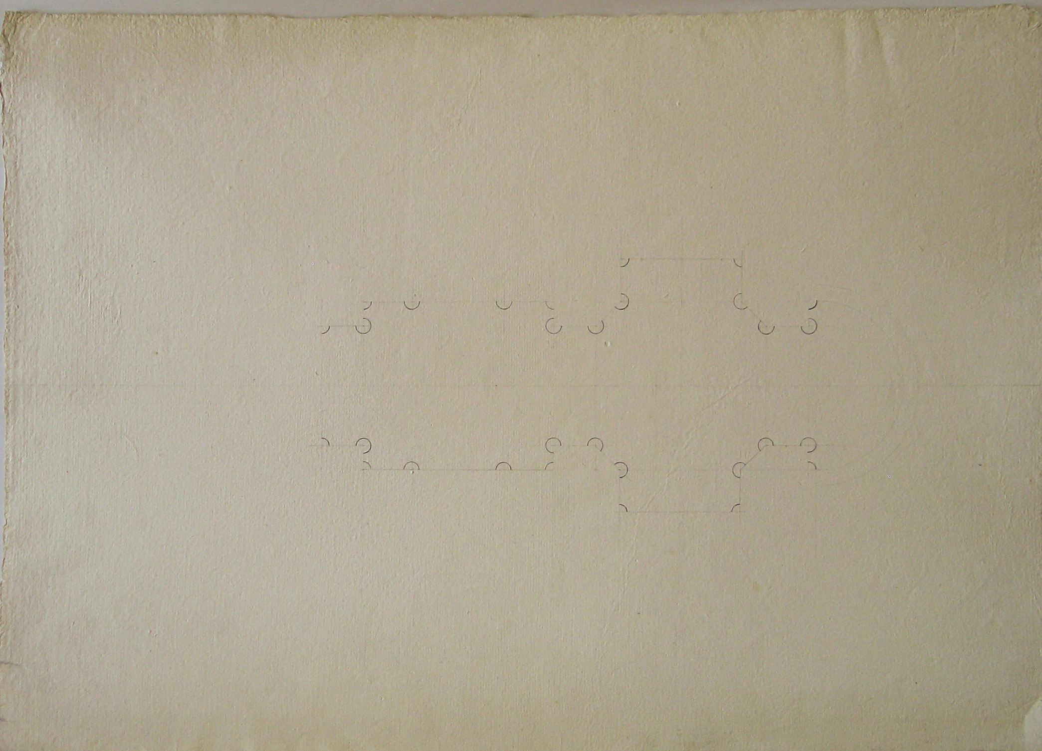 Progetto architettonico: Pianta di chiesa a navata unica (disegno architettonico, opera isolata) di Cagnola Luigi (attribuito) (sec. XIX)