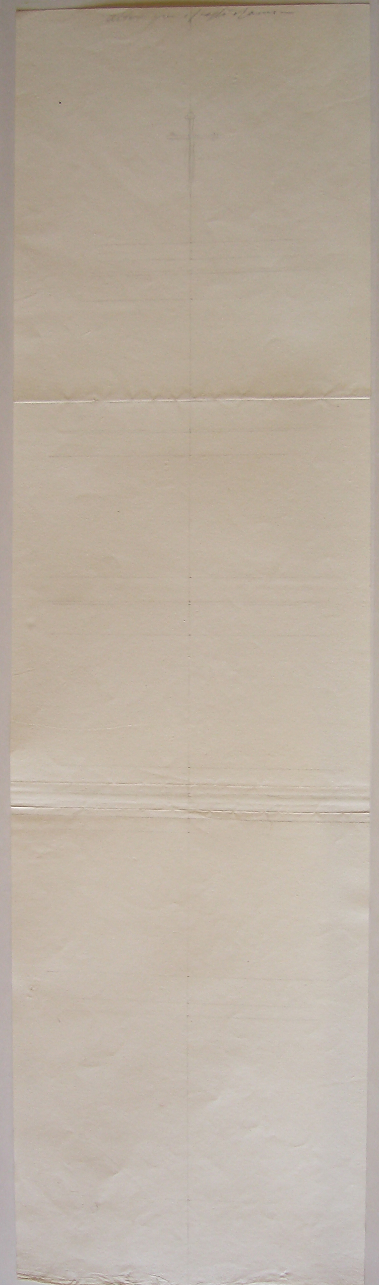 Progetto architettonico: studio per una torre campanaria a Urgnano. Studio per il prospetto (disegno architettonico) di Cagnola Luigi (sec. XIX)