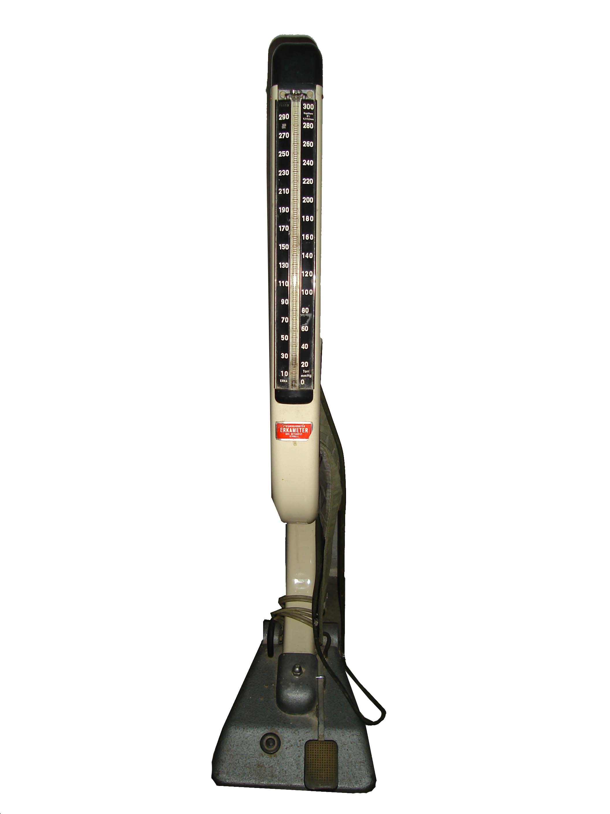 sfigmomanometro, a piede - Erkameter GmbH, Chemnitz, Deutschland (seconda metà XX secolo)