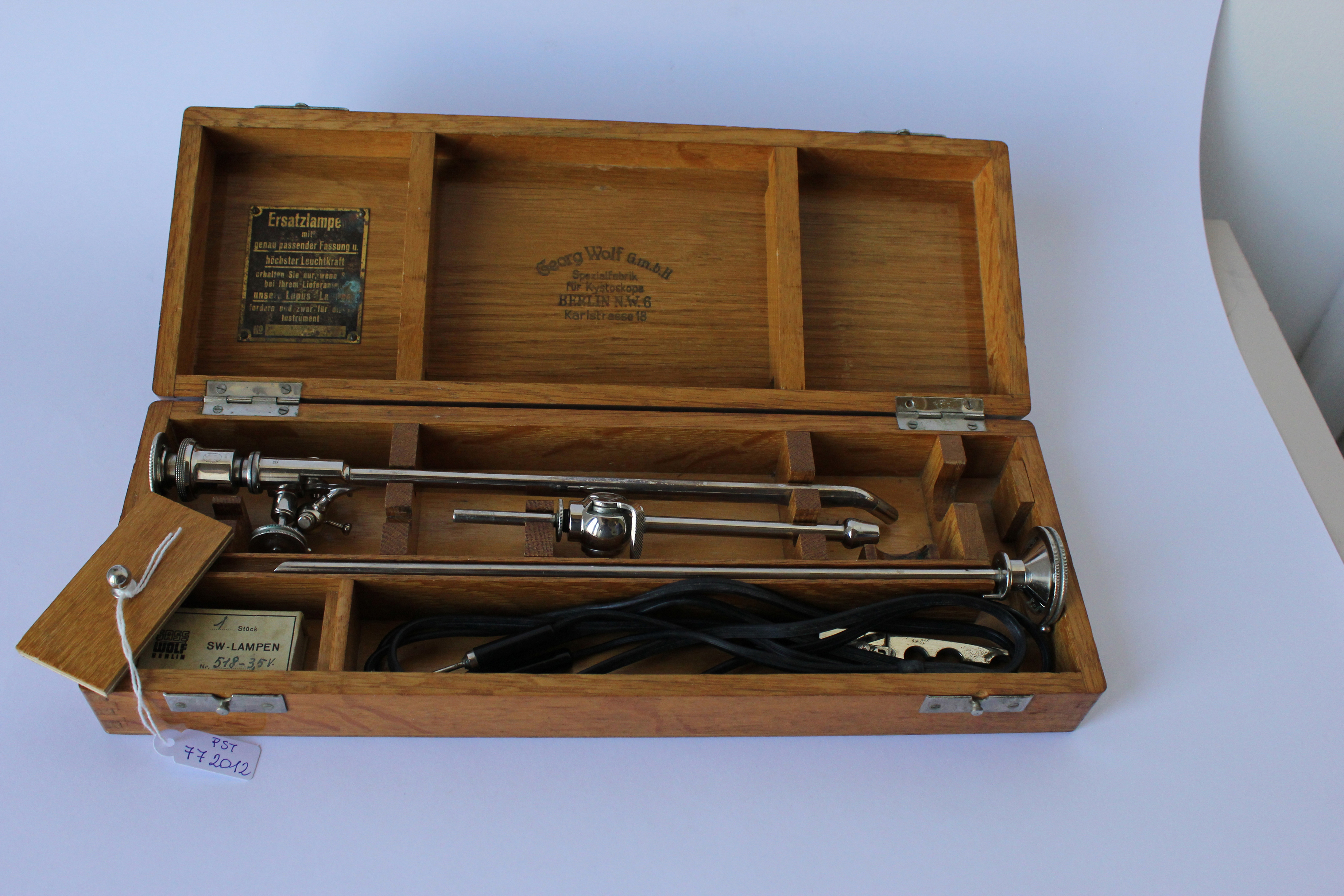 cistoscopio - Georg Wolf G.m.b.H., Germany (XX secolo)