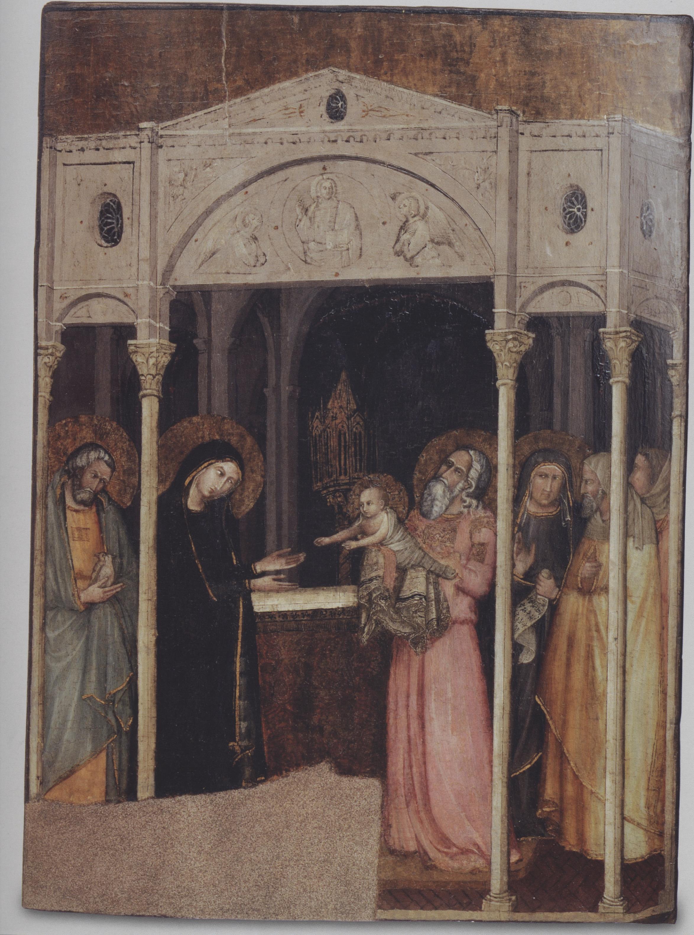 Scene della vita di Gesù (anta di polittico, elemento d'insieme) di Maestro di Fossa (attribuito) - bottega Italia centrale (prima metà sec. XIV)