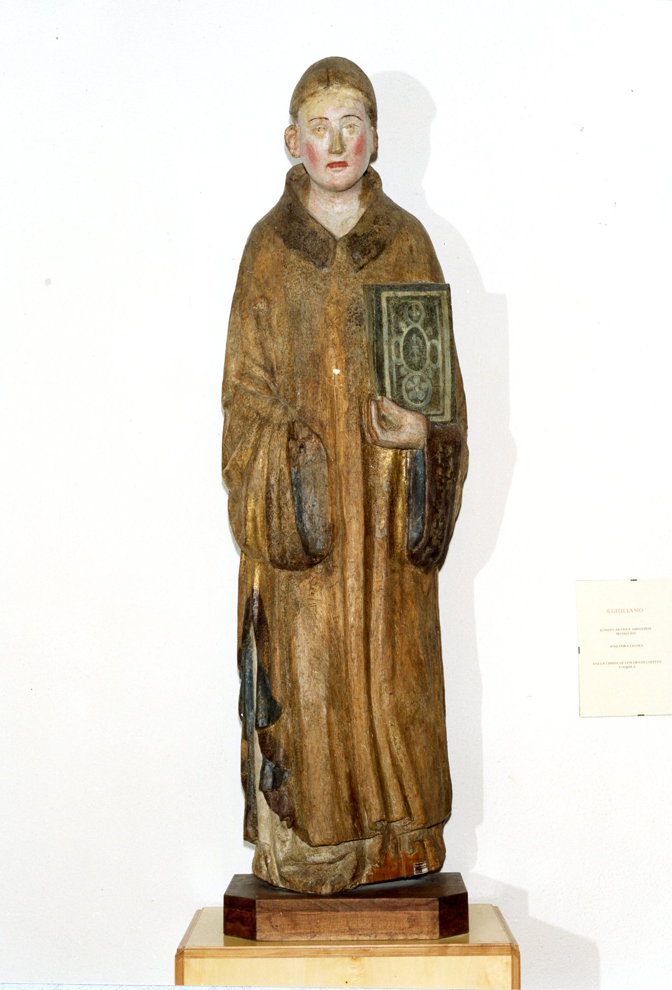 San Giuliano, Santo (scultura) di Maestro del coro di Santa Giusta (attribuito) - ambito Italia centrale (seconda metà sec. XIV)