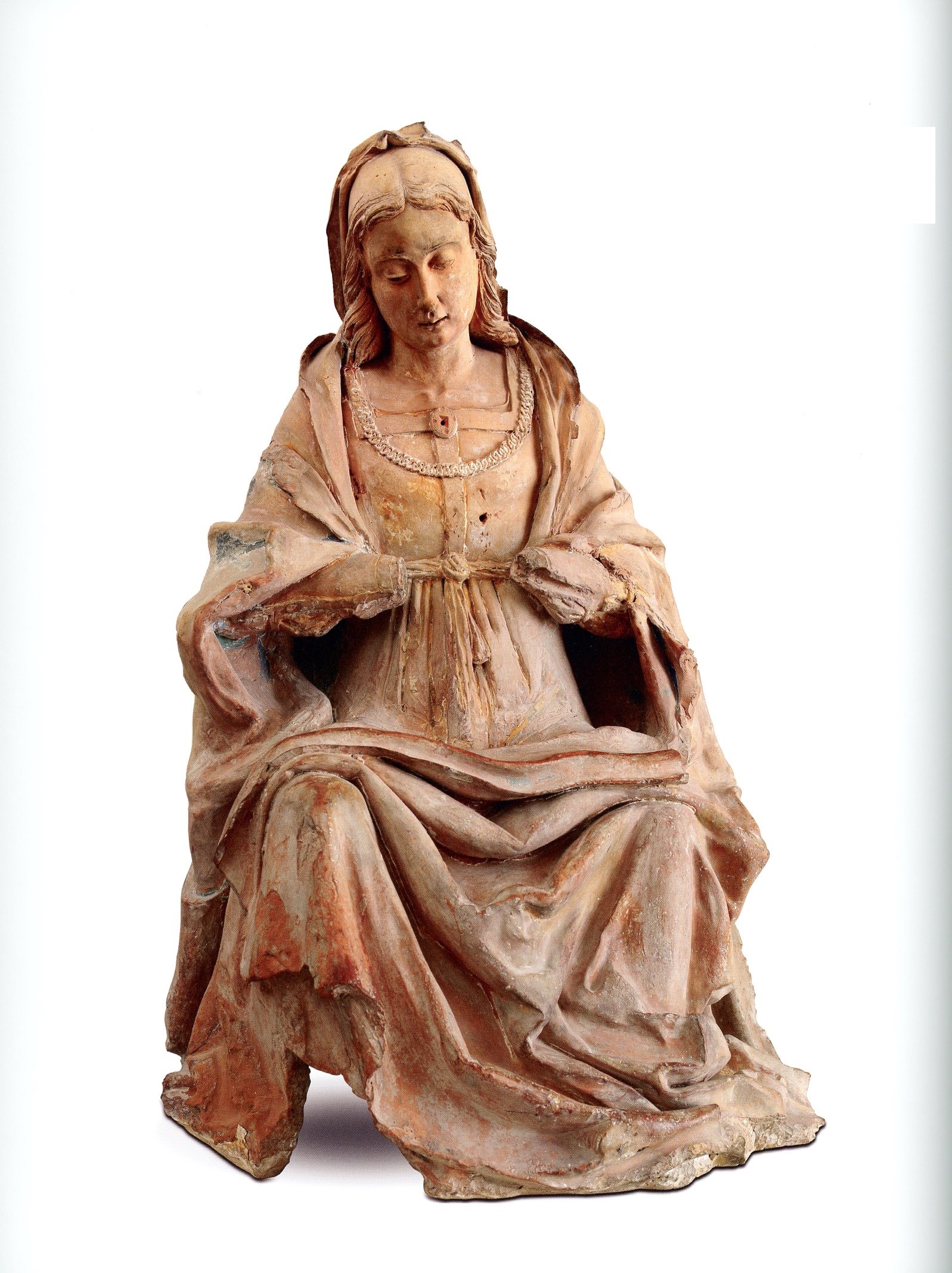 Madonna (scultura, frammento) di Bottega di Saturnino Gatti (bottega) - ambito Italia centrale (sec. XV- XVI)