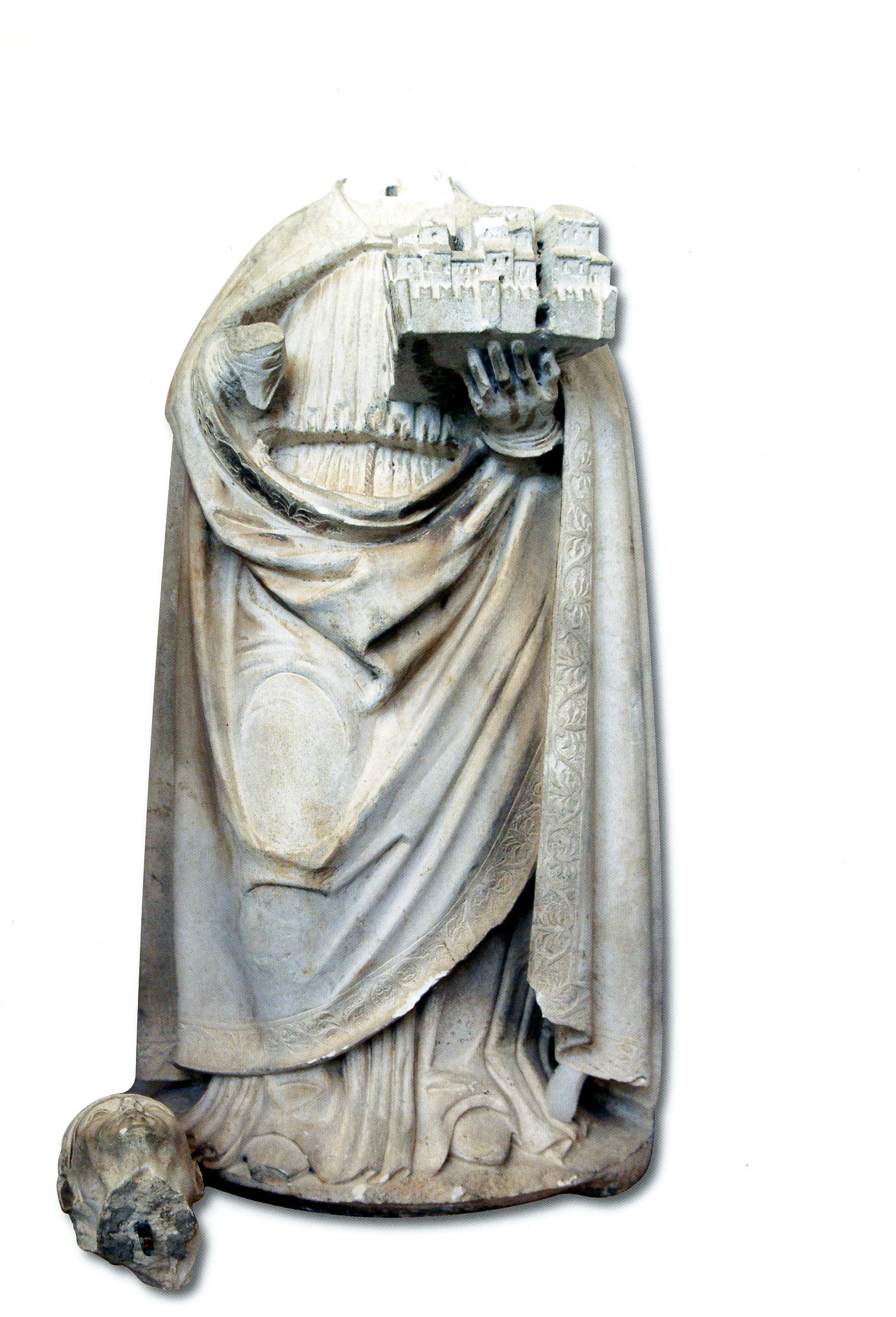 San Pietro Celestino papa, Santo (scultura) di Silvestro di Giacomo di Paolo da Sulmona detto Silvestro dell'Aquila (cerchia) (fine/ inizio secc. XV/ XVI)