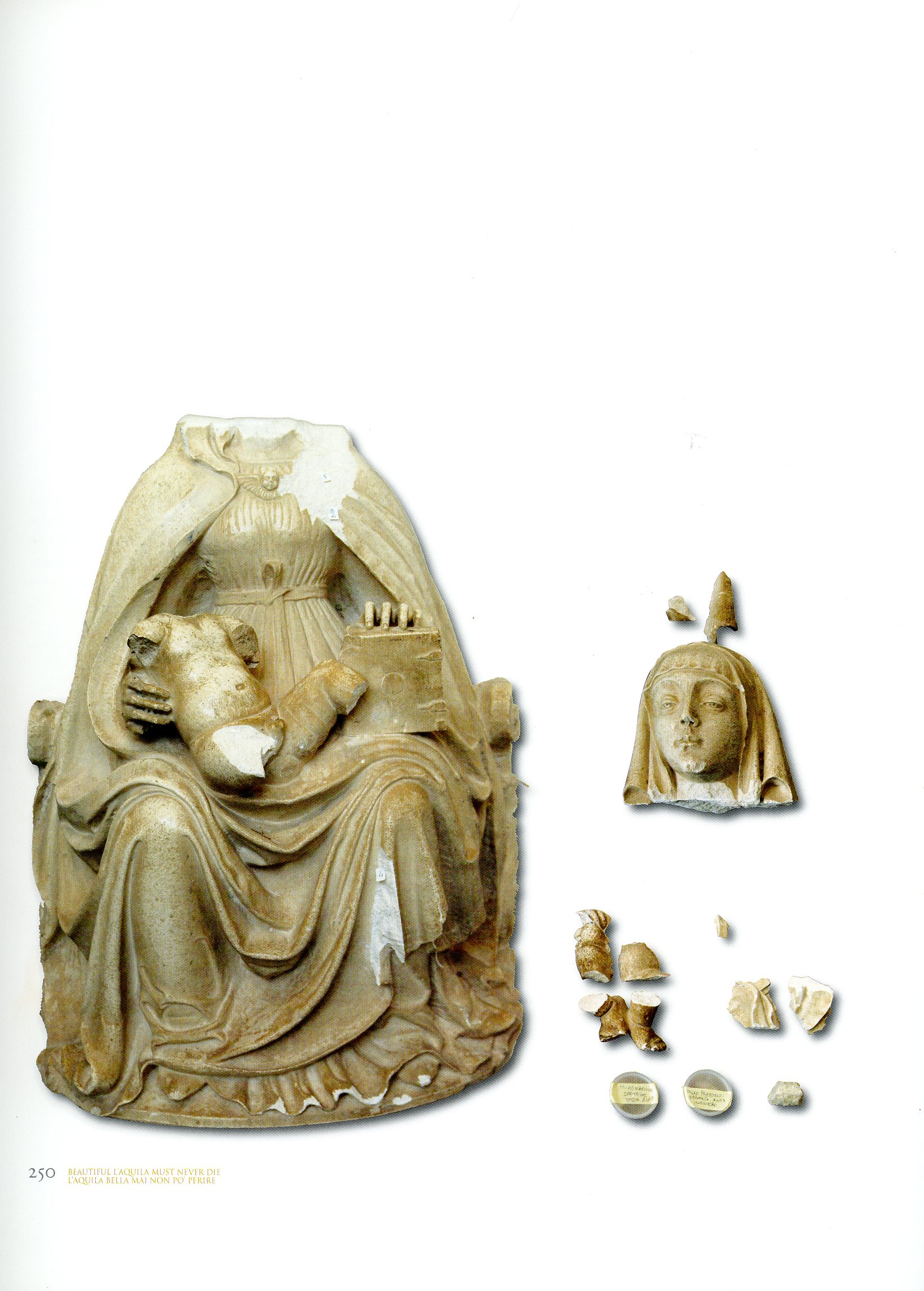 Madonna con Bambino (scultura, opera isolata) di Silvestro di Giacomo di Paolo da Sulmona detto Silvestro dell'Aquila (cerchia) (fine/ inizio secc. XV/ XVI)