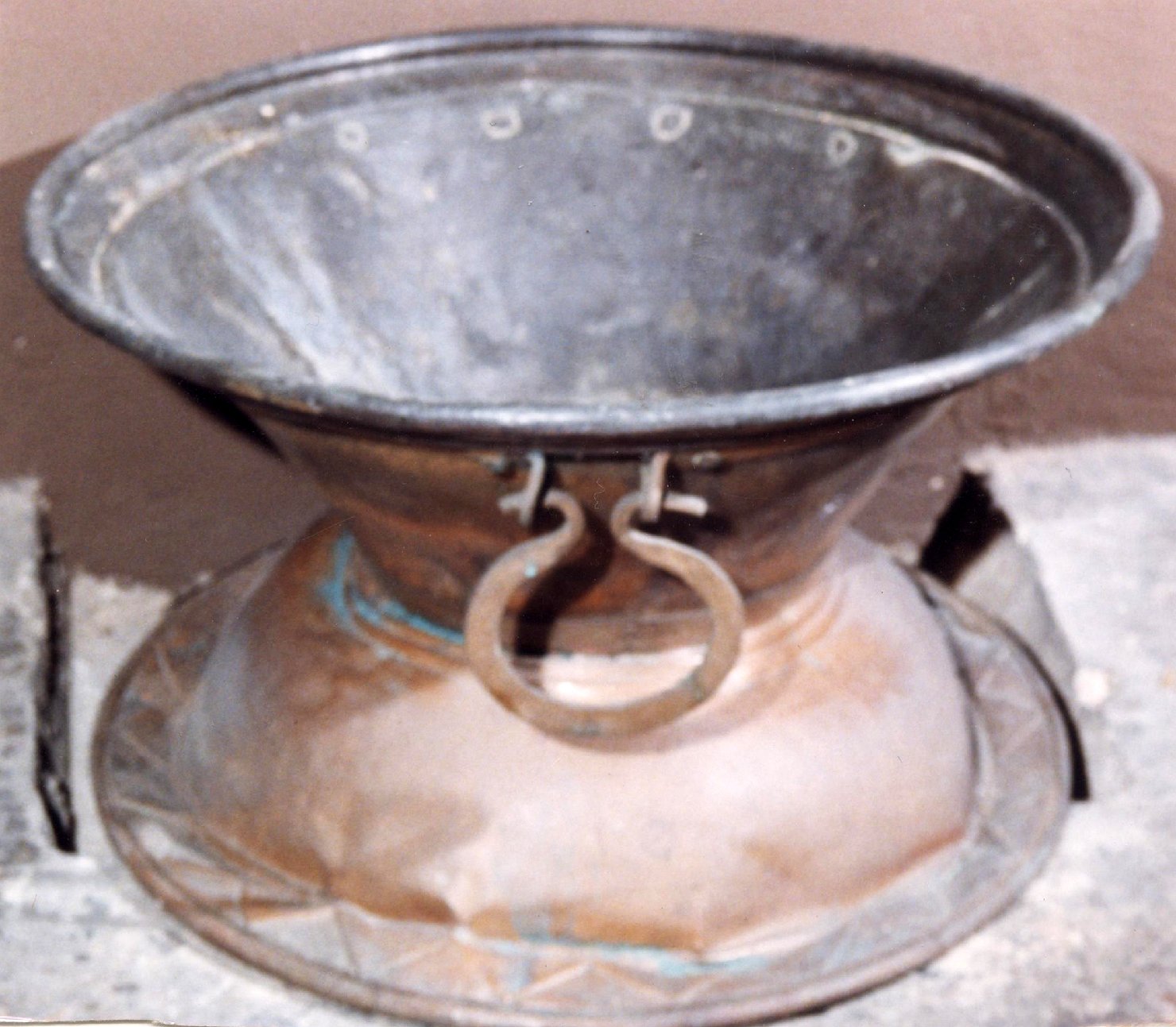 braciere - produzione Italia centrale (sec. XVII)