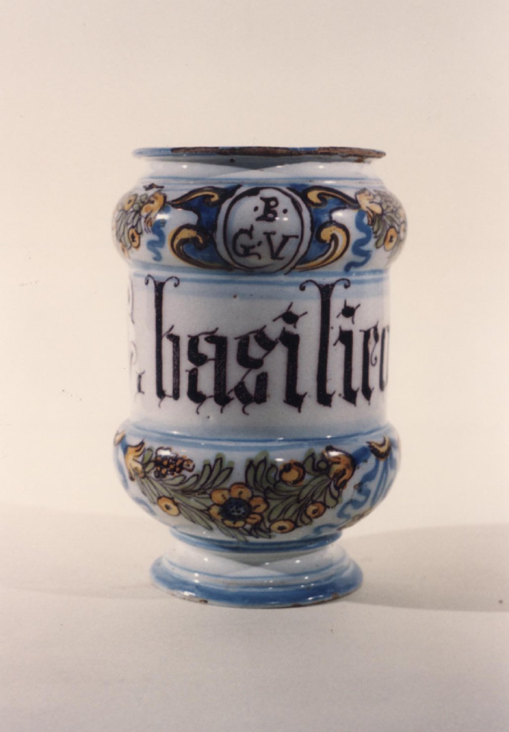 albarello, coppia - manifattura veneta (fine/ inizio secc. XVII-XVIII)